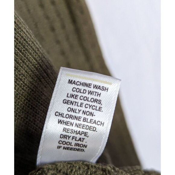 Cato Army Green Cardigan Open Front Size XS - Picture 4 of 5